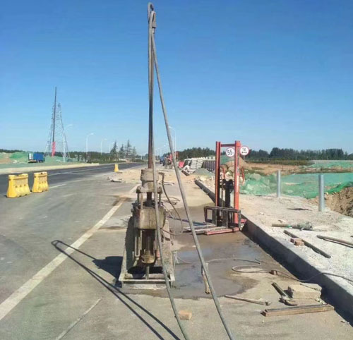 马龙公路高聚物注浆加固